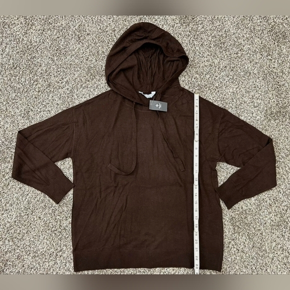 Luxury Cashmere Blend Hoodie Size SMALL New - Picture 4 of 6